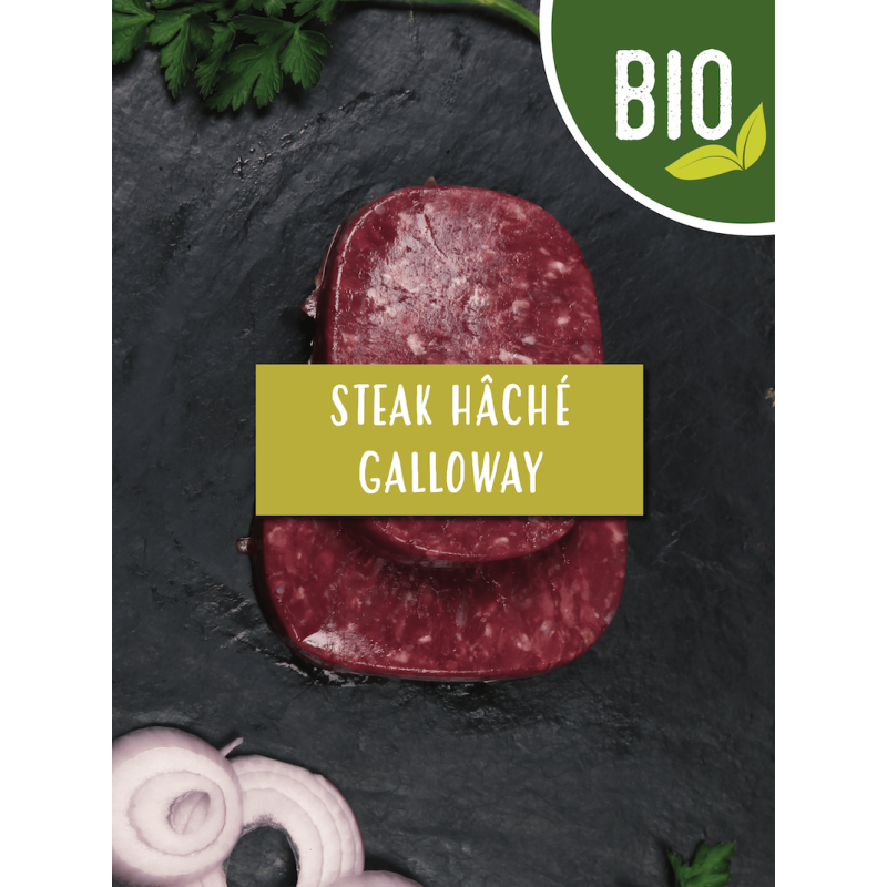 Colis Steak Haché de Boeuf Galloway BIO