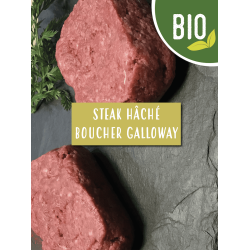 Colis Steak Haché BOUCHER de Boeuf Galloway BIO