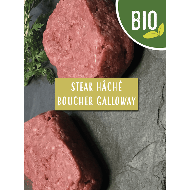 Colis Steak Haché BOUCHER de Boeuf Galloway BIO