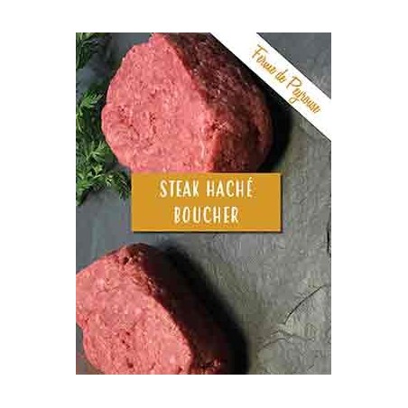 Steak Haché de Boeuf - 1 Barquette de 2 SH - 220 Gr