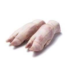 Pieds de porc  - coupé en  2