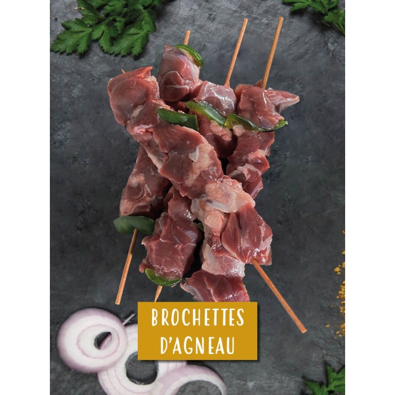 Brochettes d'Agneau - 2 kg