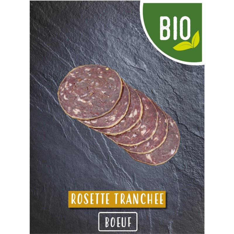 Rosette 100% pur Bœuf Galloway BIO - 100 gr tranchée