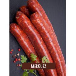 Merguez ** d'Agneau - 5 Poches de 500 gr - 2.5 kg