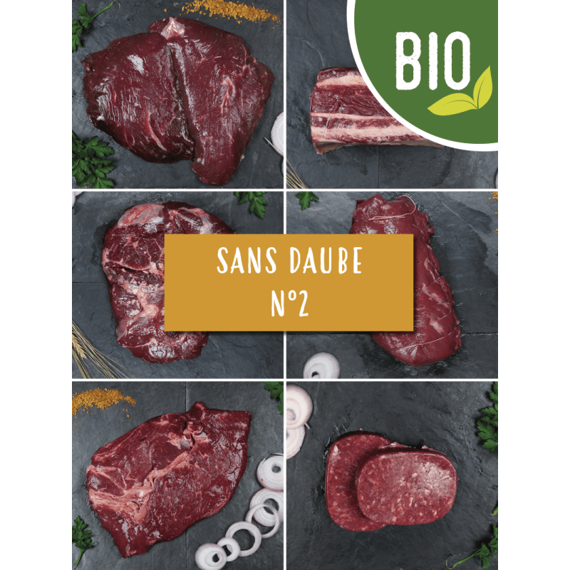 Colis Sans Daube - N2 Bœuf Galloway BIO