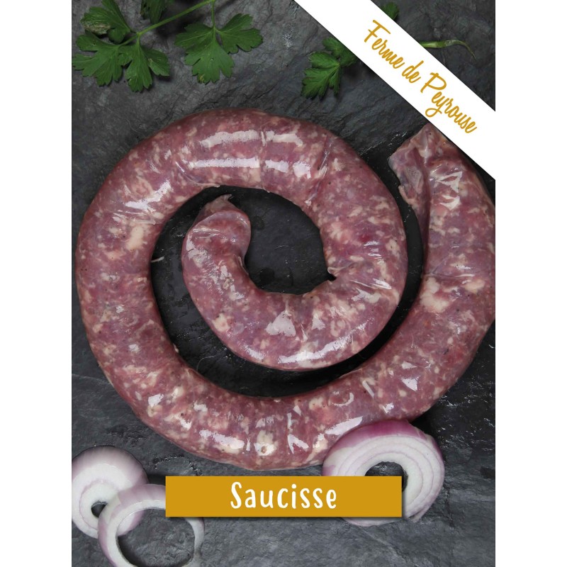 Saucisse * de Bœuf Galloway BIO - 500 gr