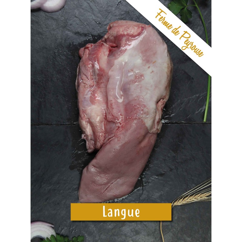 Langue ENTIERE de Bœuf Galloway BIO - 1.2 Kg