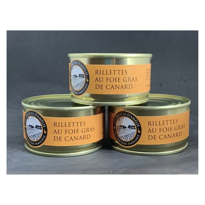 Rillettes de canard - Conserve 130 gr