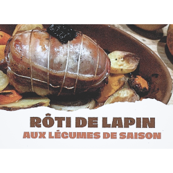 Roti de lapin aux Pruneaux - 1 kg