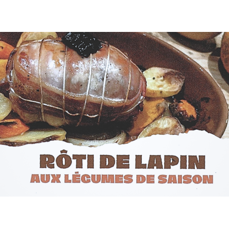 Roti de lapin aux Pruneaux - 1 kg