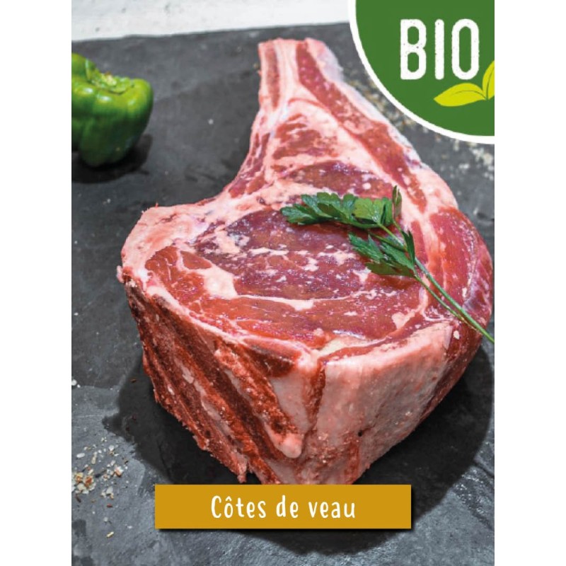PROMO -  Côtes ***  de Veau - Epaisseur 3 cm - 1,5 kg