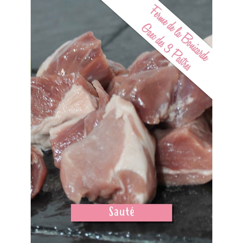 Sauté de Porc - 3 Poches de 500 gr - 1,5 kg