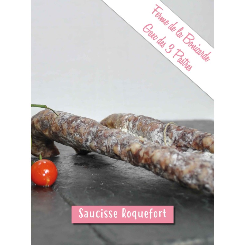 Saucisse Sèche au Roquefort