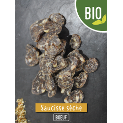 Saucisse sèche de boeuf sans gluten