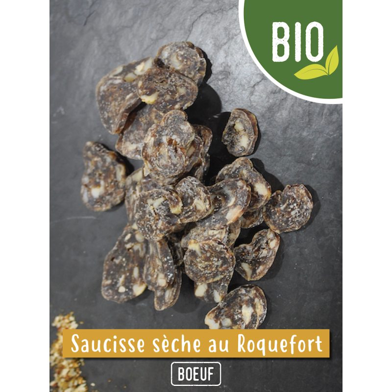 Saucisse sèche de boeuf sans gluten Saucisse sèche de boeuf sans gluten